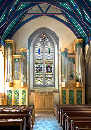 Headington organ case