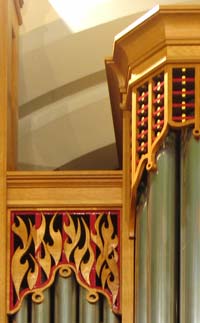 Upminster pipeshades close up